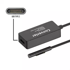 15-24V 65W Charger Adapter Charging Cable Cord for Surface Pro X 9 8 7 6 5 4 3/ - Picture 1 of 10