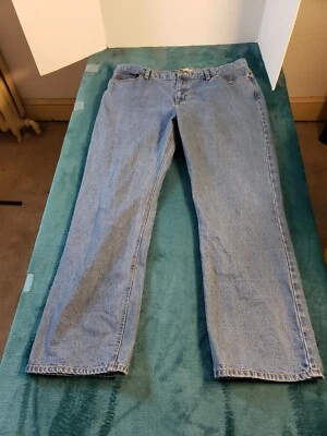 Pantalones de mezclilla Outdoor Life para hombre azules talla 40x32 rectos trabajo cómodo calce relajado Foto 1 de 4