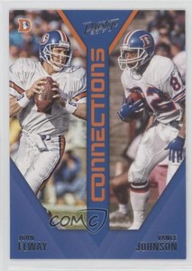 2017 Panini Prestige Connections John Elway Vance Johnson #3 HOF
