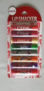 Lip Smacker Coca-Cola Party Pack Balsamo Labbra Aromatizzato Lucido 1,12 oz 32 g Confezione da 8 - Foto 1 di 2