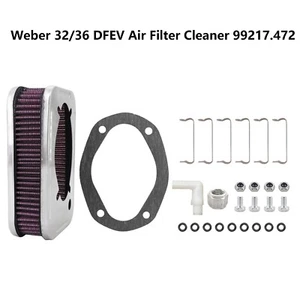 Washable Air Filter Cleaner Assembly For Weber DFEV DFAV 32/36 Carb New - Picture 1 of 11
