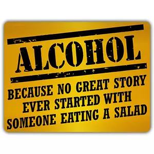 Funny Sign Bar Man Cave Joke Plaques Home Poster Wall Art Pub Tin Metal Shed - Picture 1 of 4