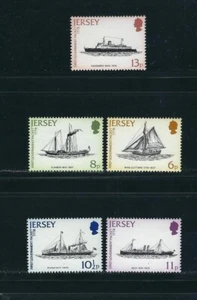 Jersey SC # 197-201 Jersey First Ships . MNH - Picture 1 of 1