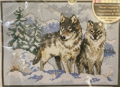 Rare Dimensions A Pair of Wolves Cross Stitch 2011 pattern #6800 only - Image 1 of 3