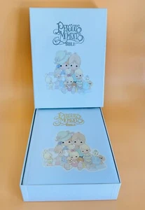 NKJV PRECIOUS MOMENTS Large White Red Letter 11x8 1985 Family Bible in Box - Foto 1 di 24
