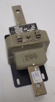 SANGAMO MV-6 CURRENT TRANSFORMER 10K.V. RATED CURRENT 200:5A 0.3B-0.9 TESTED - Image 1 of 4