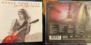 World Tour Live Speak Now CD+DVD Taylor Swift - Picture 1 of 1