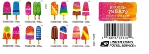 ORIGINALE SCOTT#5285-94,73C FOREVER TIMBRO FROZEN DOLCETTI GRAFFI E FIUMI MNH - Foto 1 di 1