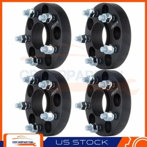 (4) 1" Hubcentric 5x4.5 5x114.3 Wheel Spacers For Nissan 370Z For Infiniti G37 - Picture 1 of 5