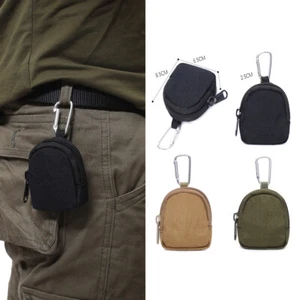 Tactical Unisex Pouch Hunting Molle Bag Coin Purse Military Key Earphone Pouches - Foto 1 di 15