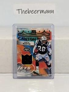 Camiseta Curtis Martin Reliquia 2022 Donruss Canton Kings CK-5 New York Jets/199 - Imagen 1 de 2