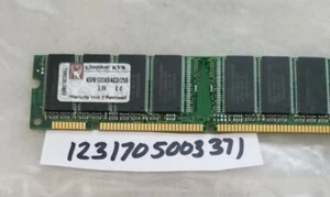 256MB SDRAM SDR PC 100 SYCH PC100 CL2 168PIN NON-ECC UNBUFFERED NON-REG 16X8 - Picture 1 of 1