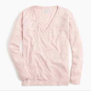 J. Crew Vintage Fleece V Neck Long Sleeve Space Dyed Jersey T Shirt SZ XL NWOT - Picture 1 of 8