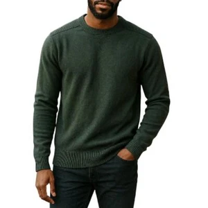 Smartwool Men’s Wool Forest Green Crewneck Sweater XL - Picture 1 of 9
