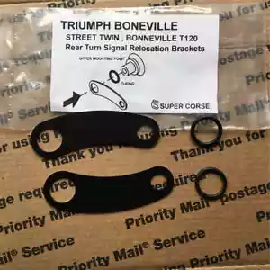 Rear Turn Signal Relocation Bracket fit Triumph Street Twin T120 Thruxton 1200 R - Picture 1 of 2