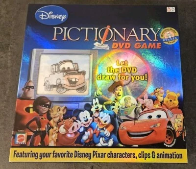 Disney Pictionary DVD Game - Good Family Fun Board Game  - Complete - Image 1 of 3