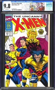 Uncanny X-men #275 CGC 9.8 NM/MT WP Jim Lee Art! Custom Label 1991 - Picture 1 of 2