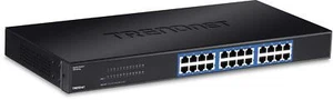 TRENDnet 24 Port Gigabit Network Switch TEG S24g Rackmount Unmanaged Switch - Picture 1 of 7