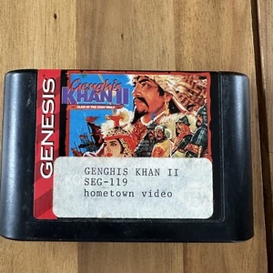 Genghis Khan II: Clan Of The Grey Wolf SEGA Genesis Game Cart Only TESTED - Picture 1 of 5
