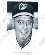 1972 Baltimore Orioles Baseball Pitcher George Bamberger Press Photo