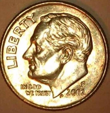 2002 P Roosevelt Dime Circulated Added bonus! Cover
