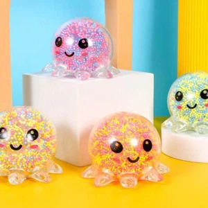 Anti Stress Ball Unbreakable Venting Glowing Octopus Reliever BEST Fun A1T0 - Picture 1 of 12