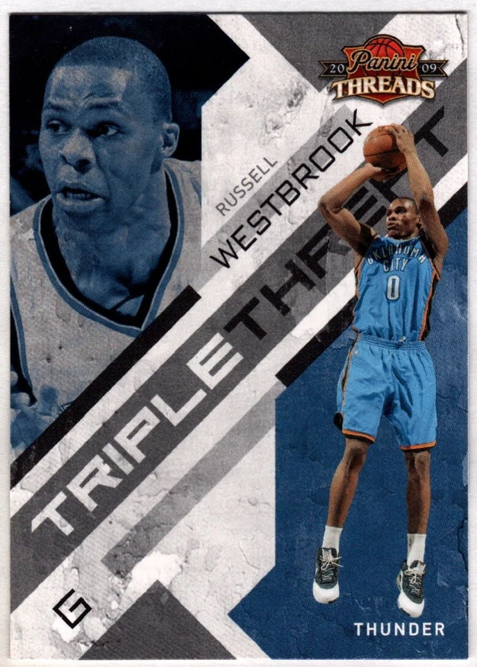 Russell Westbrook 2009-10 Panini Threads Triple Threat - Image 1 of 1