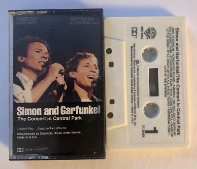 SIMON & GARFUNKEL “Concert In Central Park”Cassette Tape Rock Folk 1982 Foto 1 de 4