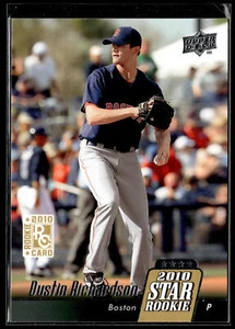 2010 Upper Deck #8 Dustin Richardson Boston Red Sox Rookie - Picture 1 of 2