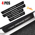 4X For Land Rover Accessories Car Door Sill Step Plate Scuff Cover Protector J5