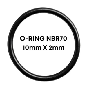 O-Ring 10mm X 2mm Nitrile (NBR 70) Black, Made in Italy, Top Quality - Picture 1 of 6