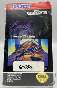 La Bella e la Bestia Ruggito della Bestia (Genesis, 1993) SOLO Manuale Istruzioni - Foto 1 di 2