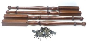 Set di 4 armadietto macchina da cucire vintage Singer modello 56"" gambe INV16592 - Foto 1 di 2