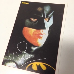BATMAN, Michael Keaton, autogrammkarte Bravo Magazine 1989. - Bild 1 von 5