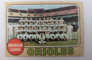 1968 Topps Orioles Team American League #334 MLB Baseball Card - Picture 1 of 2