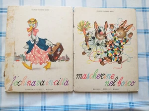 2 libretti infanzia,anni 60, ed. Piccoli, Mascherine nel bosco, Ochina in città. - Foto 1 di 15