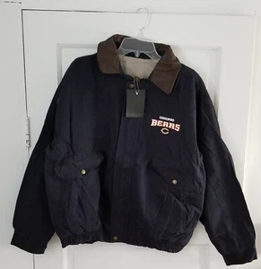 Chicago Bears NFL Dunbrooke Navigatorjacke mit Lederähnlichem Kragen, LARGE oder 3XL - Bild 1 von 18