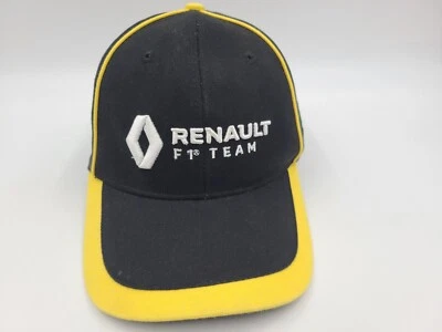 Renault F1 Racing Team Castrol Edge Distressed Adjustable Hat Cap Black Yellow - Image 1 of 4