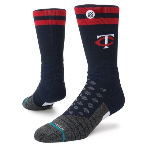 stance minnesota twins socks crew socks diamond pro NWT $20 M 6-8.5 Cover