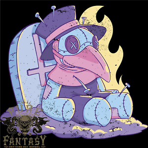 Voodoo Plague Doctor Halloween Cmentarz Męska bawełniana koszulka Top