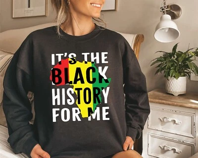 Толстовка с капюшоном Black History Month, карта Африки, ее черная история для меня - Изображение 1 из 4