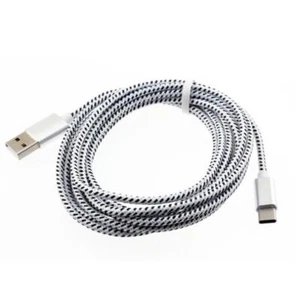 10FT USB CABLE TYPE-C CHARGER CORD POWER WIRE USB-C LONG for PHONES & TABLETS - Picture 1 of 5