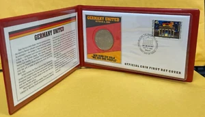 GERMANY UNITED COIN & FIRST DAY COVER with all original packaging and papers COA - Picture 1 of 8
