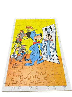 Huckleberry Hound Over 100 Piece Jigsaw Puzzle Hanna-Barberra 1975 - Image 1 of 4