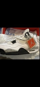 Nike Air 2016 Jordan 4 Retro White Cement Size 11 840606 192 - Picture 1 of 16