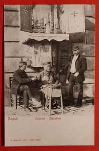 CARTOLINA NAPOLI COSTUMI CIABATTINO ( C 93 ) - Foto 1 di 2