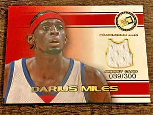 2002 Press Pass Darius Miles Game Used Jersey /300 #PJC/DM - Picture 1 of 2