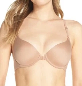 Natori 30DDD Euphoria Tagless Front-Close Bra 728206 Beige Cafe NWT - Picture 1 of 2