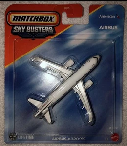 Matchbox Sky Busters American Airlines Airbus A320 Neo New USPS 2025 Release - Picture 1 of 2