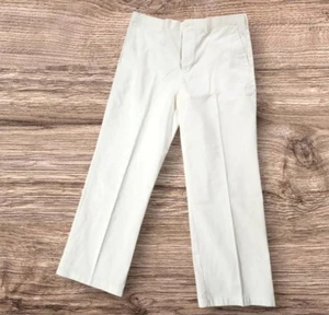Croft & Barrow Men's Classic White Flat Front Slacks Jeans Pants 38X31 - Picture 1 of 8